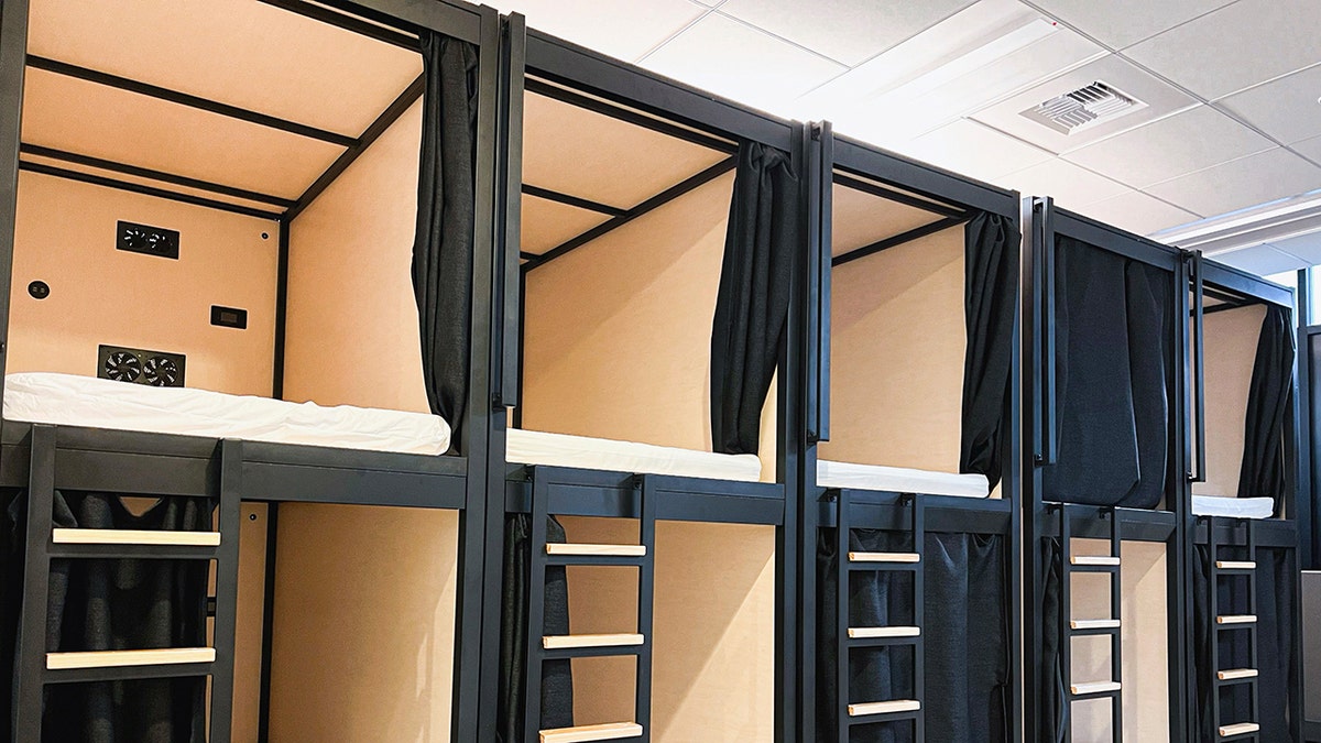 Sleeping pod arrangements
