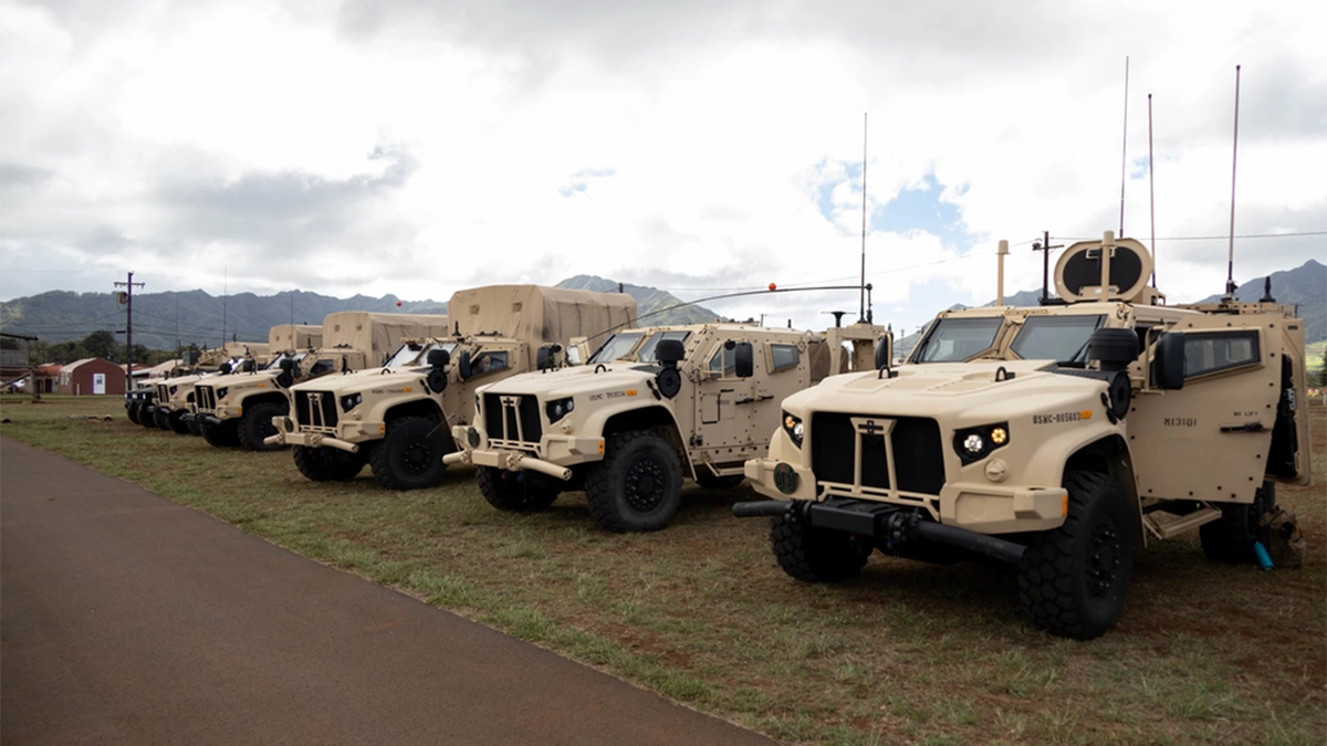 Schofield Barracks US Marines vehicles