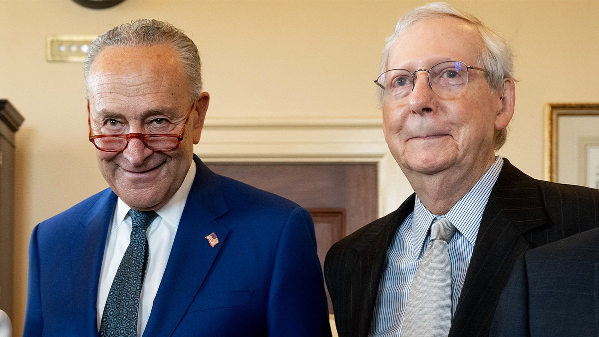 Senators Chuck Schumer and Mitch McConnell