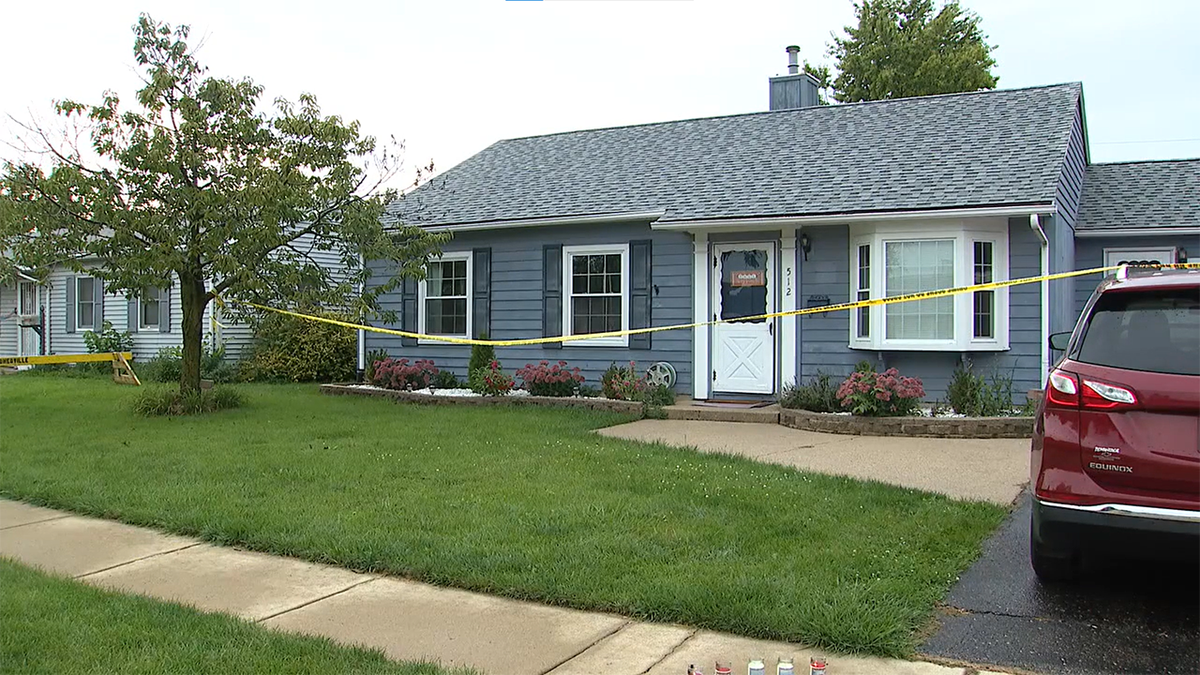 A photo of the victims' house