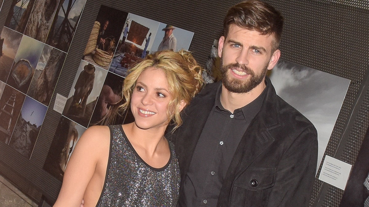 Shakira y Gerard Piqué en la entrega de premios
