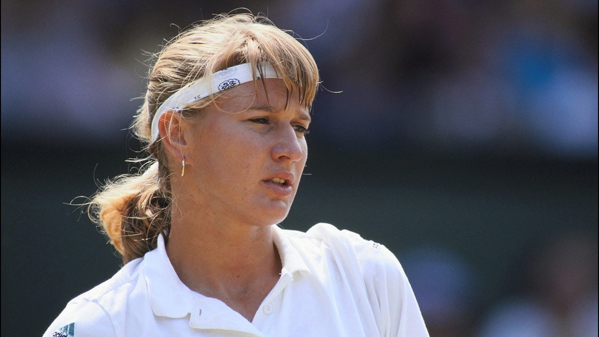 Steffi Graf on the court