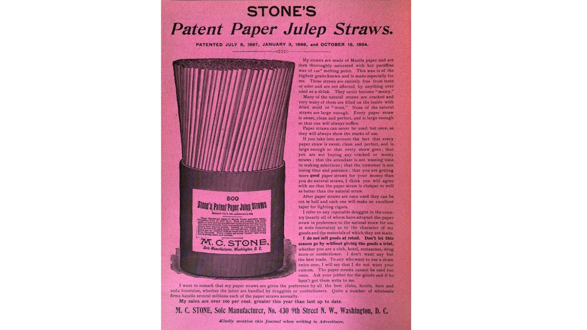 Marvin Stone straw ad