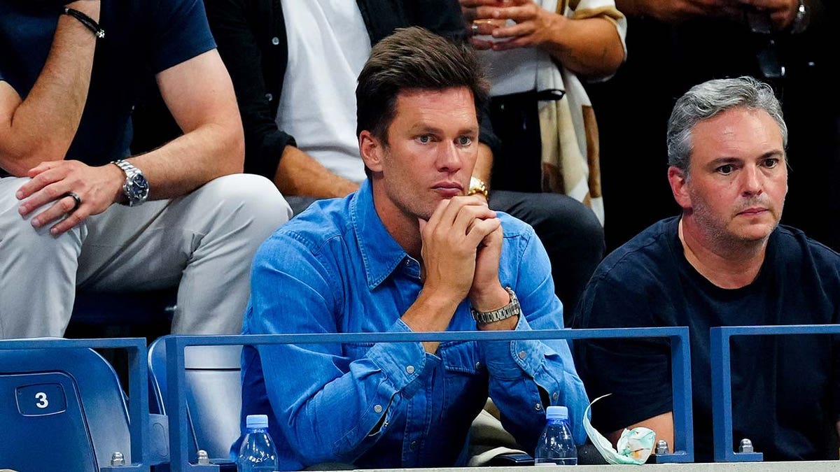 Tom Brady at the US Open tennis championships