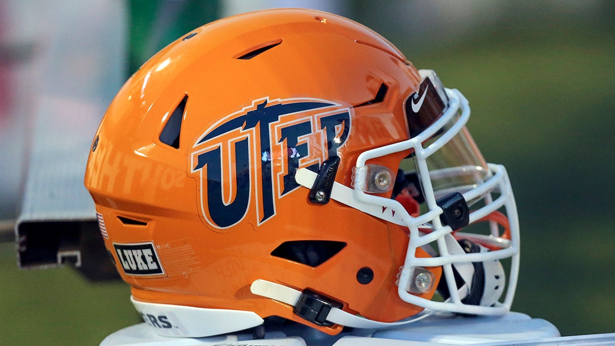 UTEP helmet