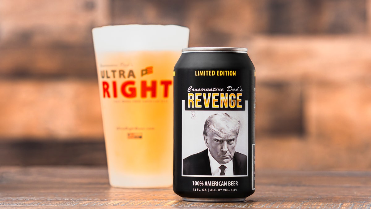 Conservative Dad's Ultra Right Beer - Trump can