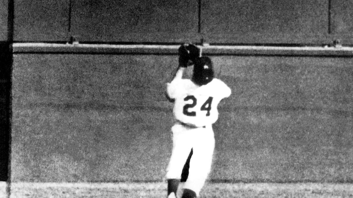 Willie Mays at Polo Grounds