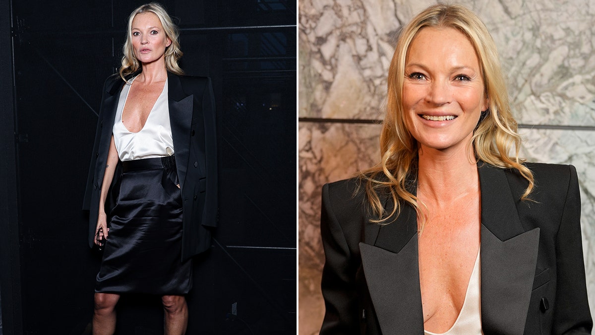 Kate Moss at Paris Fashion Week