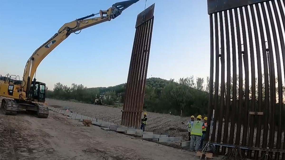 Sept. 12, 2023: This video shows construction of border wall in Del Rio.