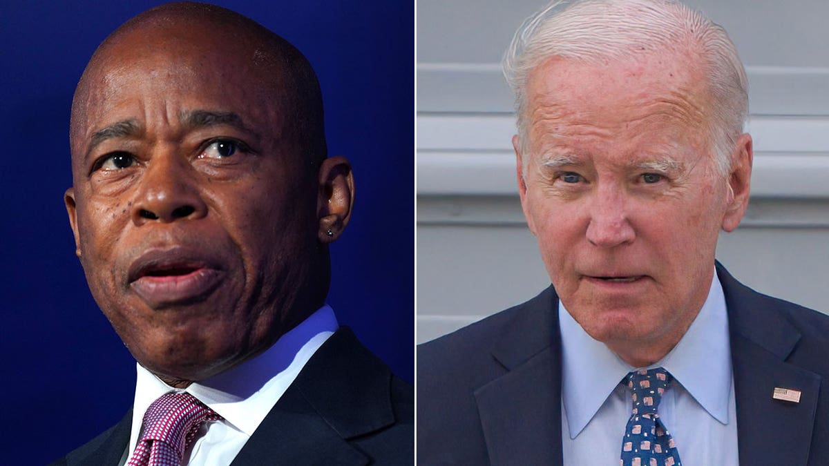 Adams and Biden split