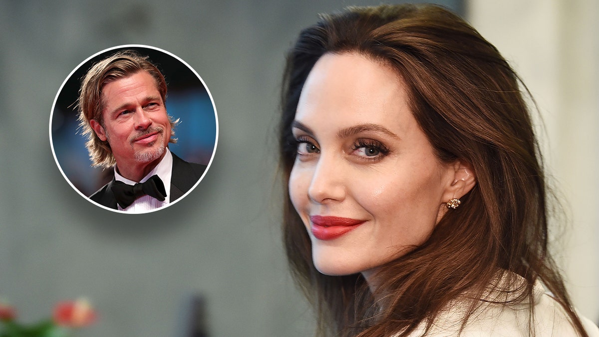 A photo of Angelina Jolie, Brad Pitt