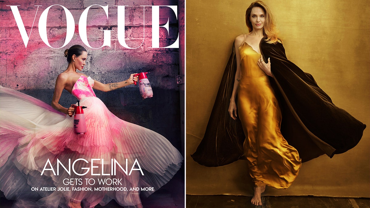 Photos from Angelina Jolie's Vogue photo shoot
