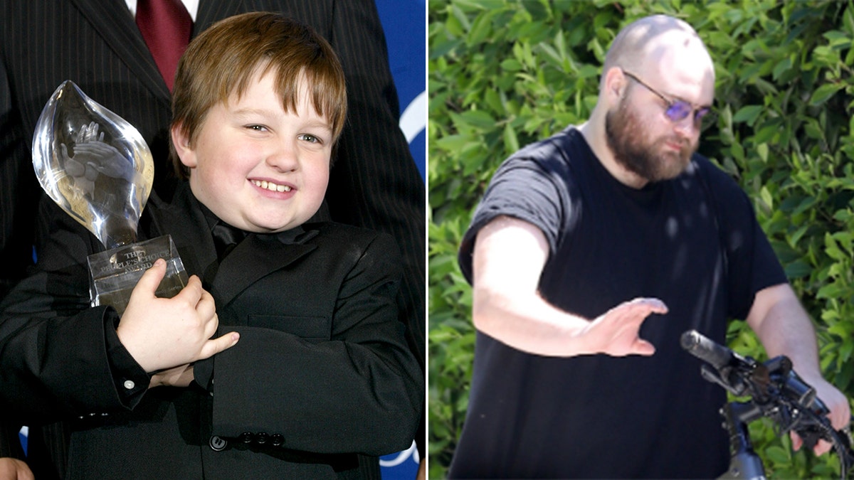 Angus T. Jones then and now split