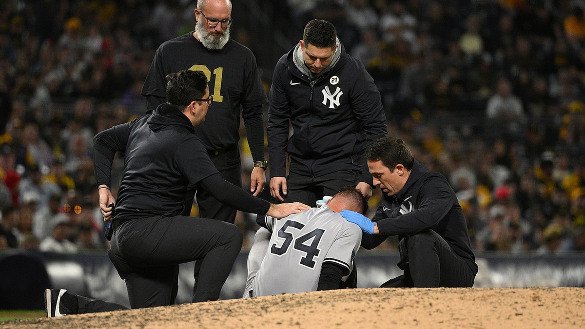 Anthony Misiewicz on ground