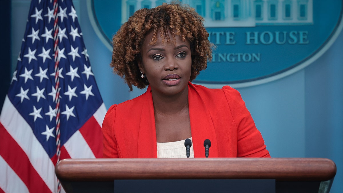 White House press secretary Karine Jean-Pierre