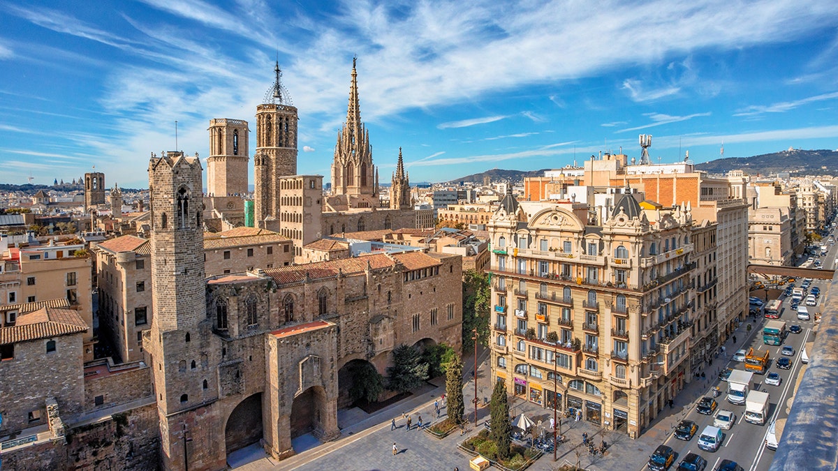 Barcelona Cathedral in Spain