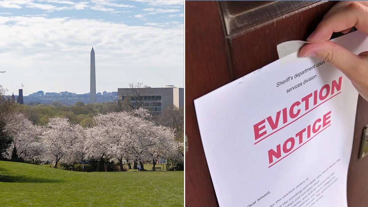 Washington D.C., eviction notice