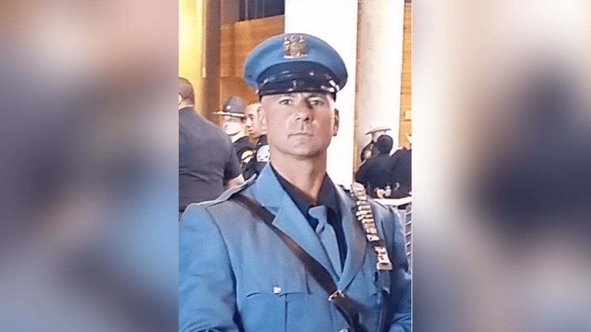 Christopher Greco in police dress uniform