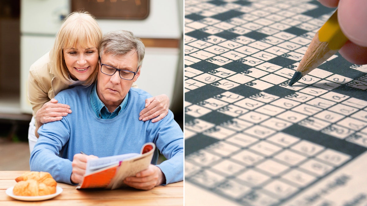 crossword puzzle split grandma and grandpa