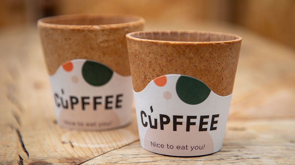 Edible coffee cups