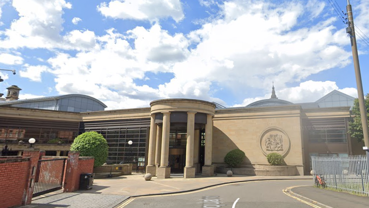 Scottish court building in Glasgow