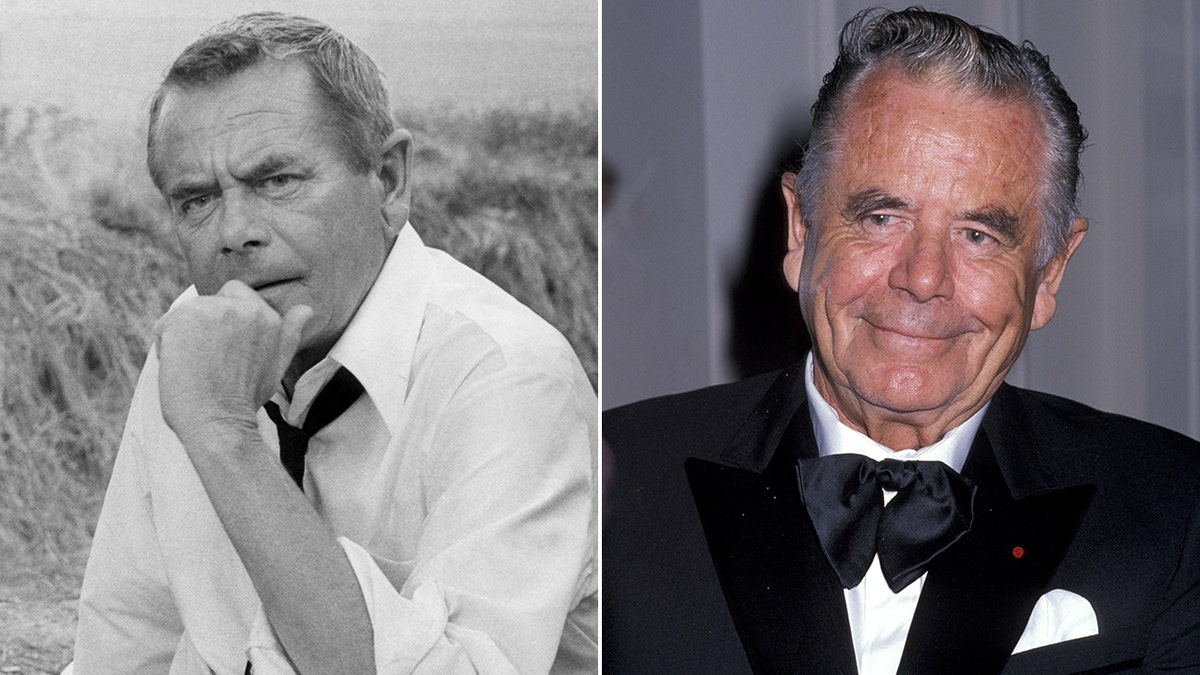 Glenn Ford then and now split