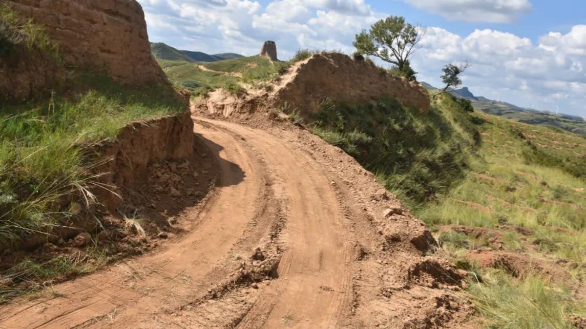 Vandals Busted Open Great Wall To Make Shortcut Creating   Great Wall Hole 