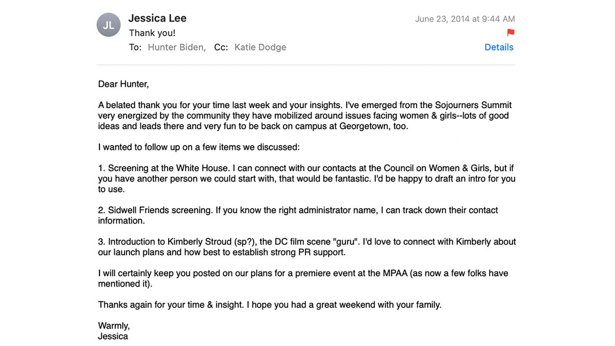 Jessica Lee email