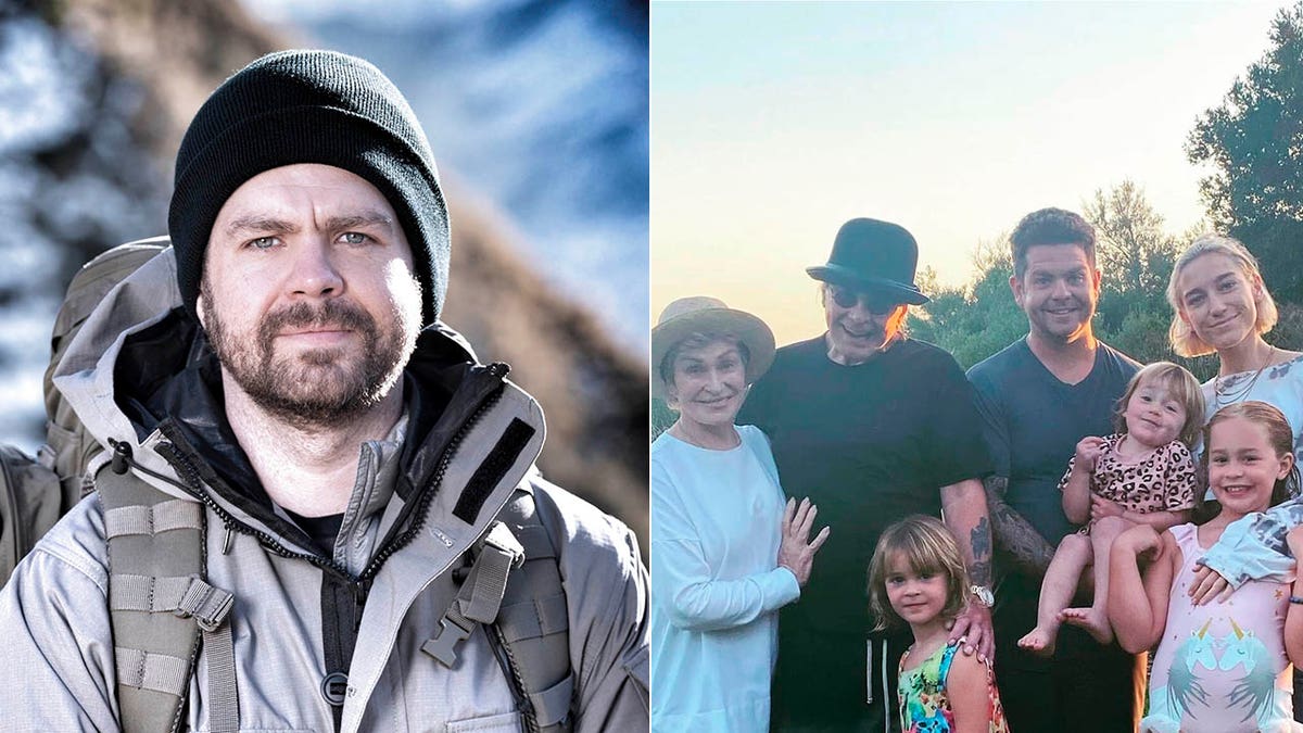 jack osbourne in special forces/jack osbourne with ozzy and sharon and family