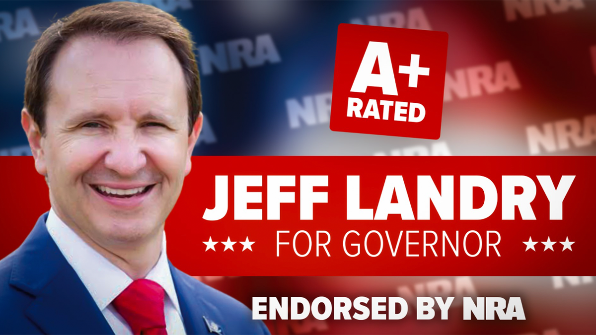 Jeff Landry endorsement illustration from NRA