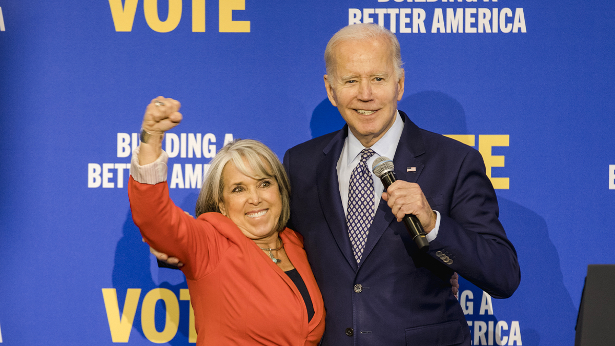 Biden and New Mexico Governor 