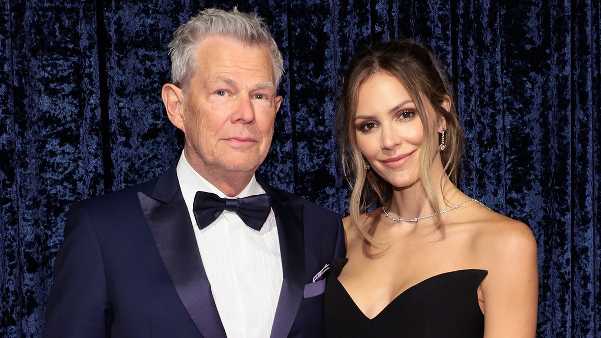 Katharine McPhee and husband David Foster attend red carpet event