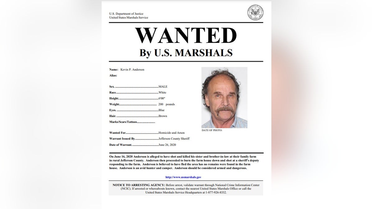 Kevin Anderson wanted poster
