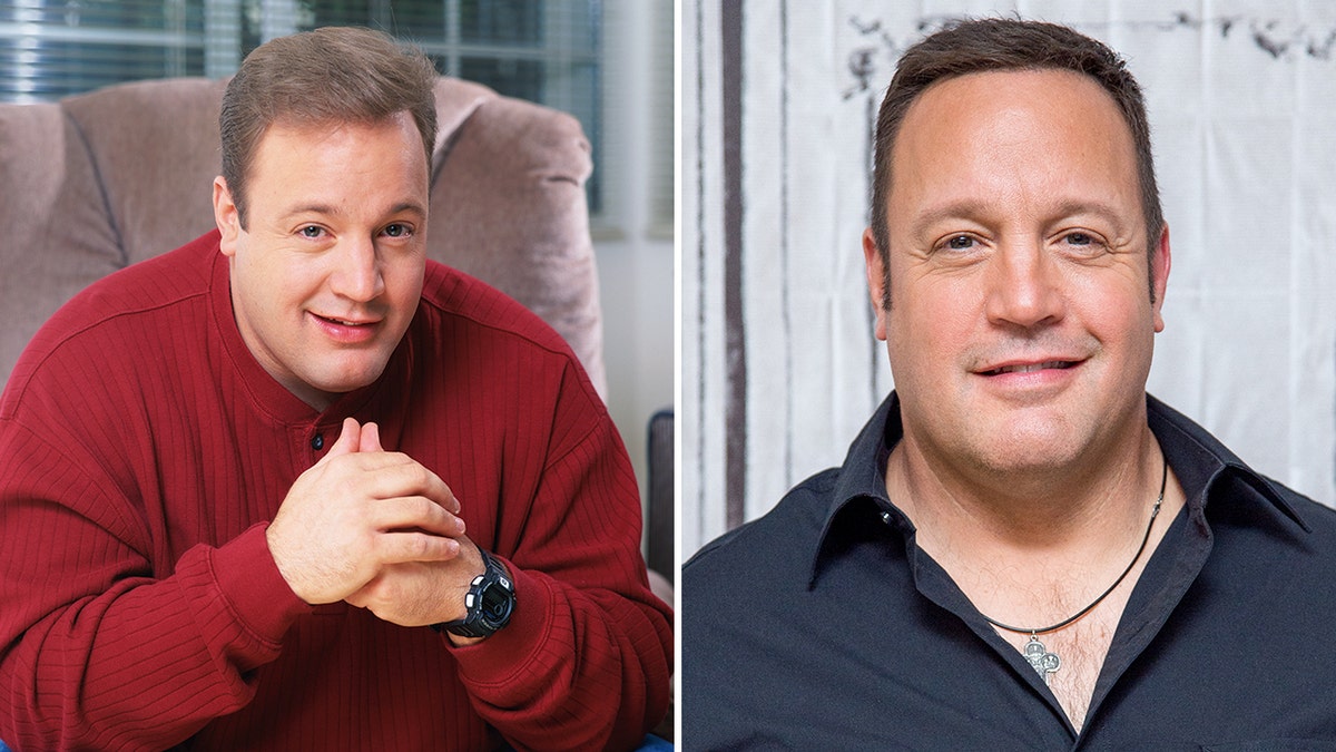 kevin james then and now