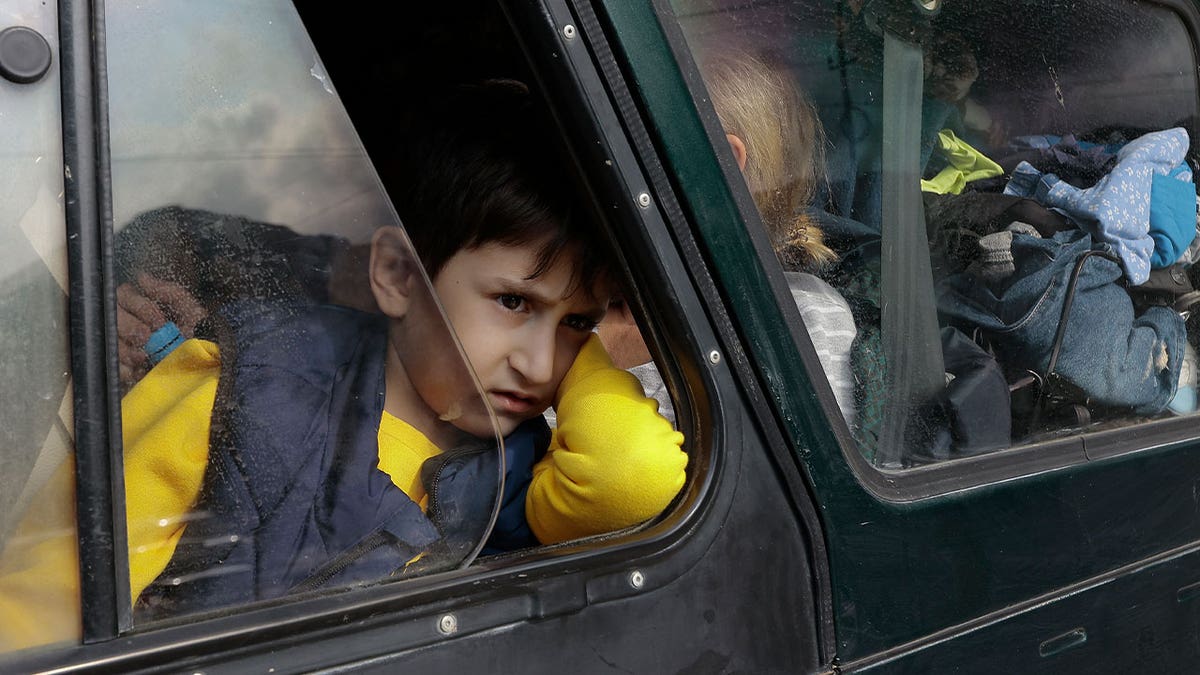 armenian boy in car