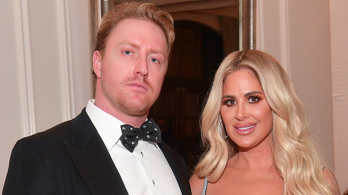 Kroy Biermann and Kim Zolciak attend black tie affair