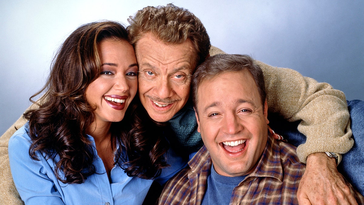 King of Queens castmembers Leah Remini, Jerry Stiller and Kevin James