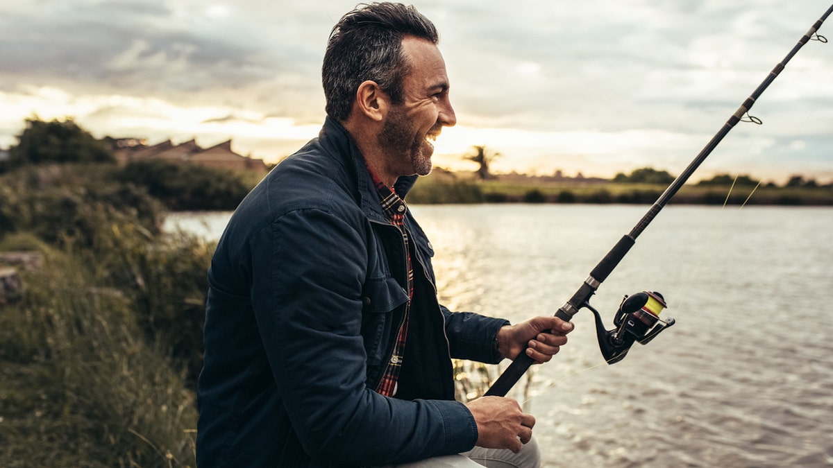 Man fishing