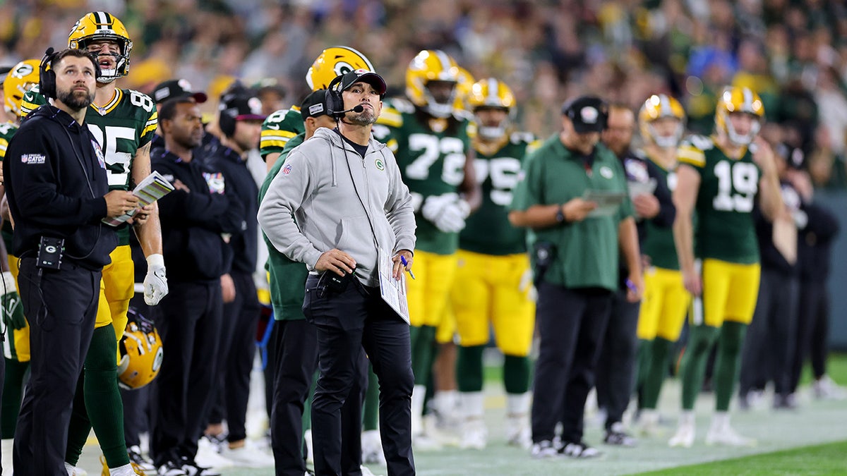 Matt LaFleur stands on the sidelines