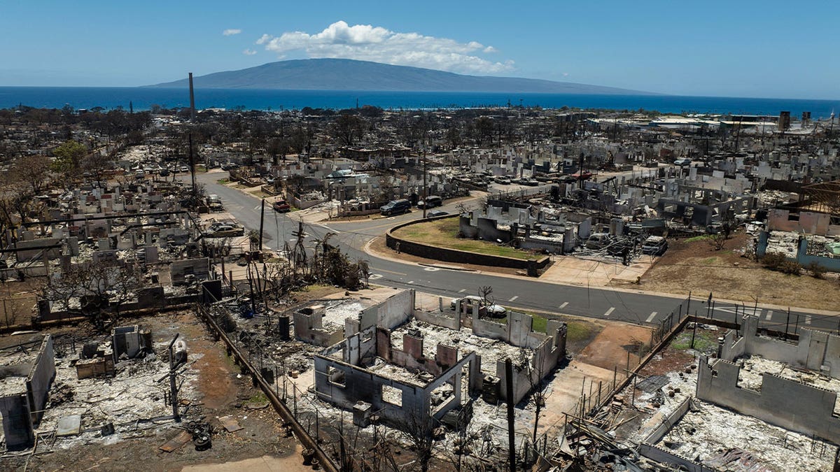 aftermath of Lahaina fire