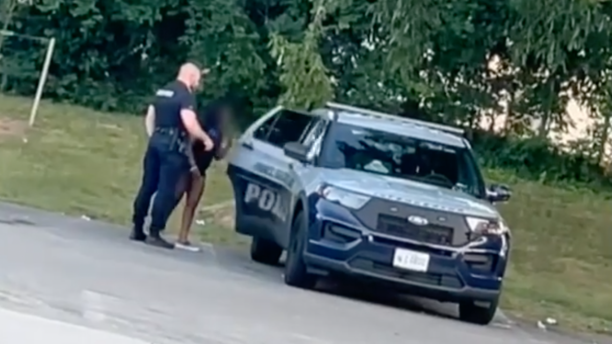 Cops steamy squad car session with woman in skimpy outfit caught on video Fox News