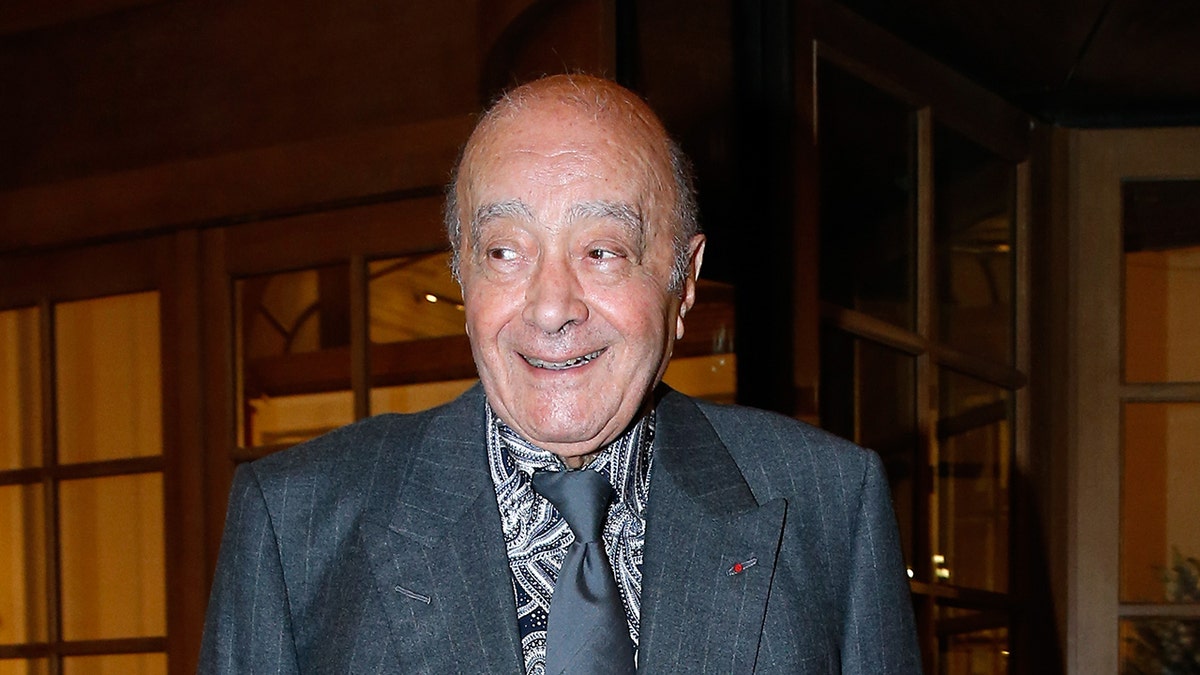 Mohamed Al-Fayed smiling