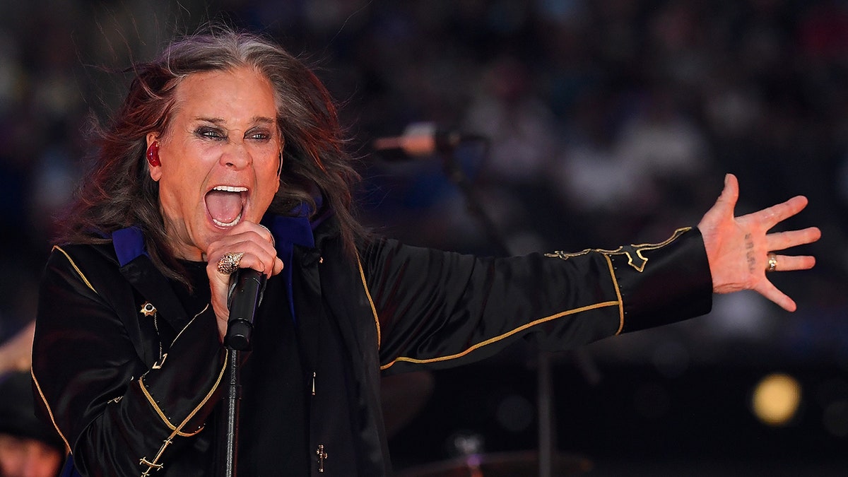 Ozzy Osbourne performing