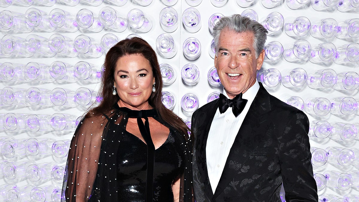 Pierce Brosnan with wife Keely at the Met Gala