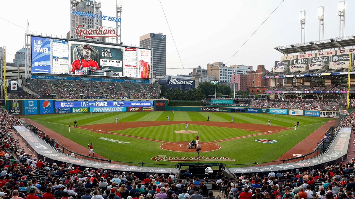 A view of Progressive Field