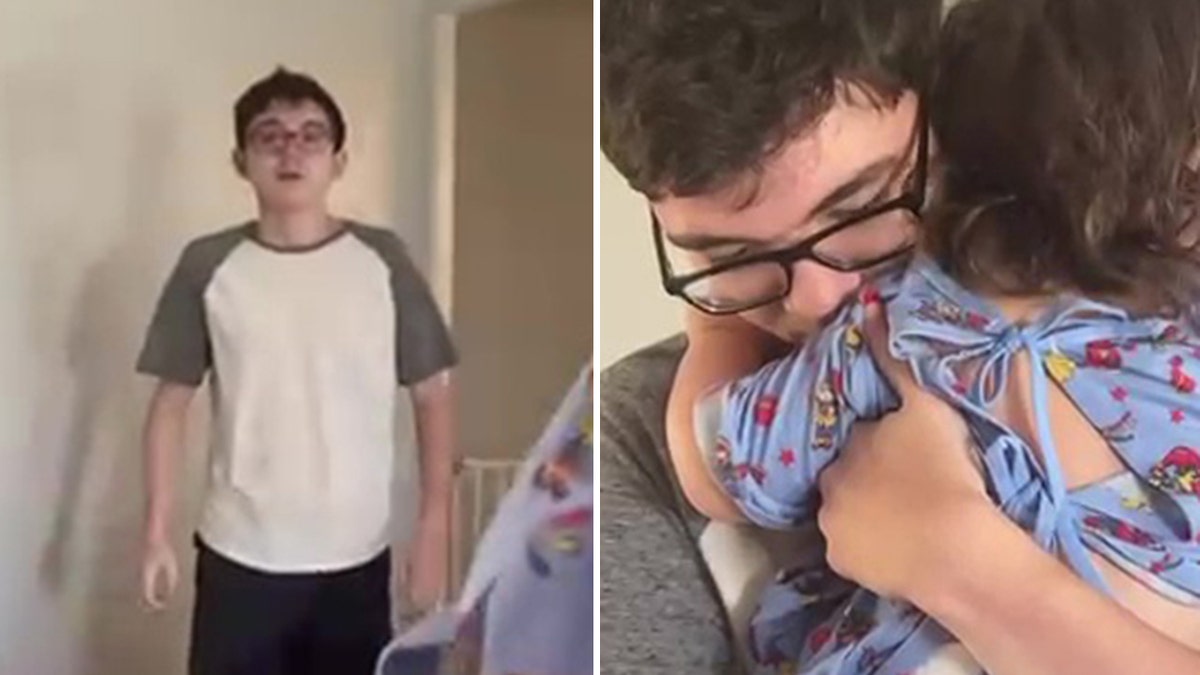 Family reunion after near-tragic experience