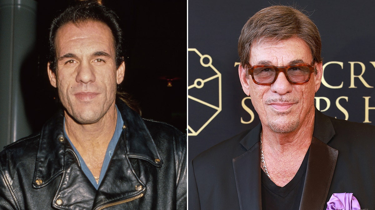 Robert Davi then and now split