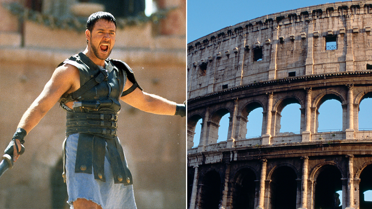 gladiator and the colisseum