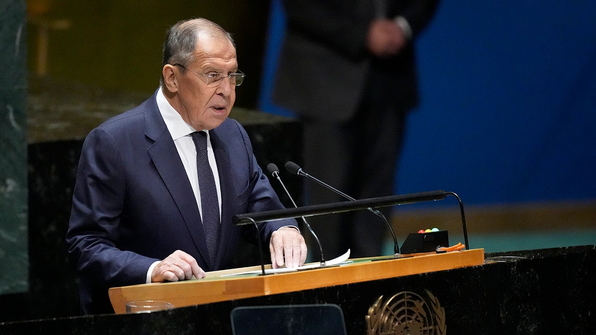 Sergey Lavrov speaking