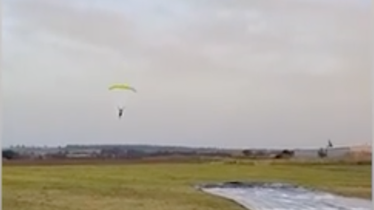 Skydiver in UK